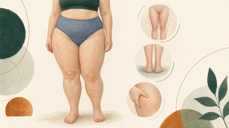 Editorial illustration for the Is It Lipedema chapter